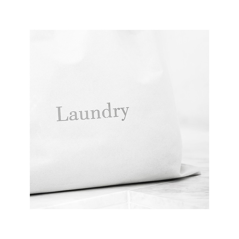 Bolsa para Lavandería de Hotel de Tela sin Tejer Blanca 100g | Merveyl