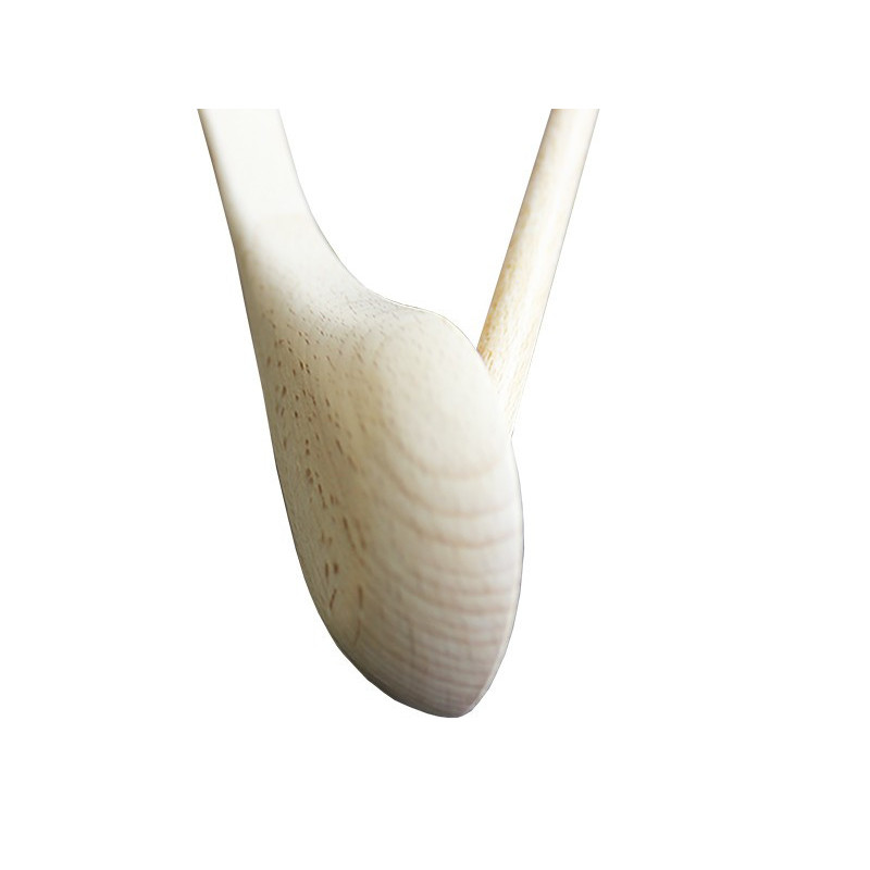 Percha de madera de haya con hombros anchos y gancho | Merveyl