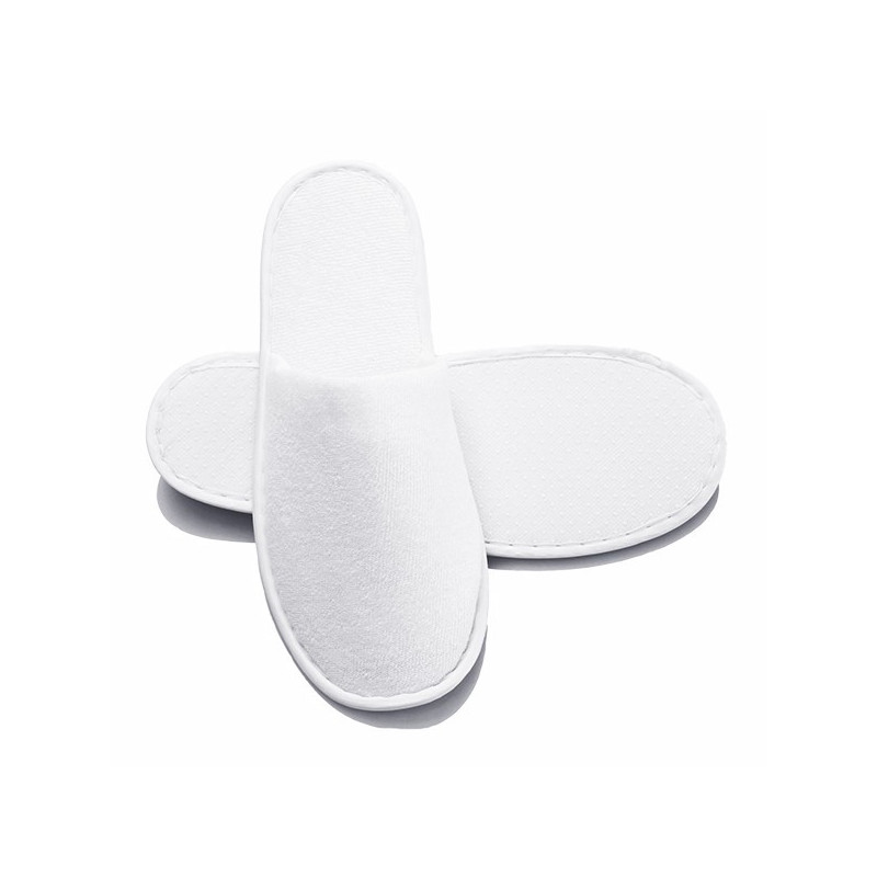 Zapatillas de Hotel Cerradas de Tejido de Rizo | Merveyl