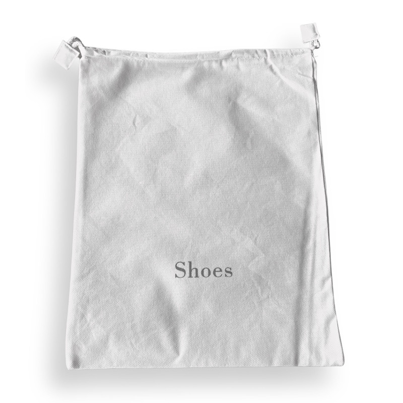 BOLSA PARA ZAPATOS DE TELA NO TEJIDA BLANCA