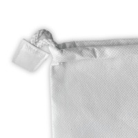 BOLSA PARA ZAPATOS DE TELA NO TEJIDA BLANCA