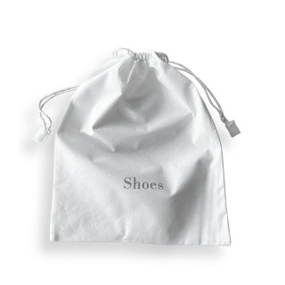 BOLSA PARA ZAPATOS DE TELA NO TEJIDA BLANCA