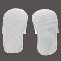Zapatillas de hotel cerradas de nido de abeja blancas | Merveyl