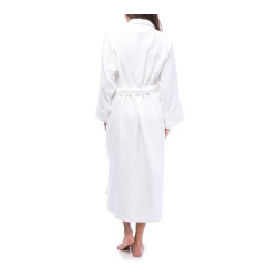 Premium white bathrobe 430gr with shawl collar - hotel industry 2