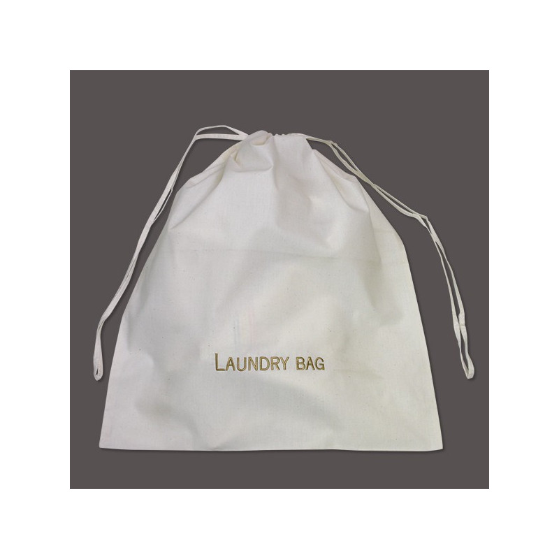Bolsa para ropa sucia de hotel algodón marfil | Merveyl