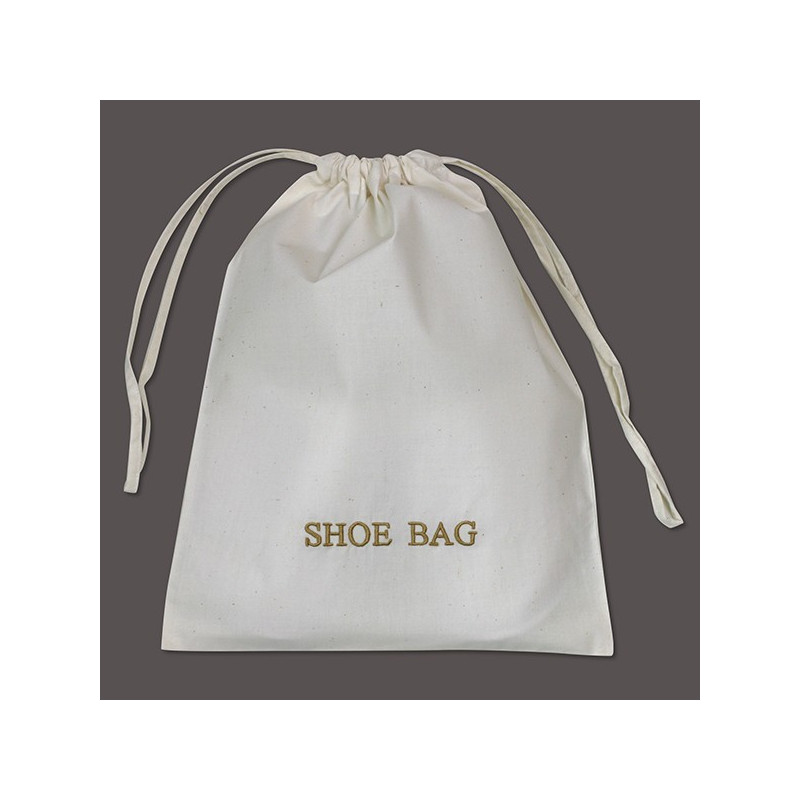 Bolsa para Zapatos de Algodón Marfil para Hotel | Merveyl