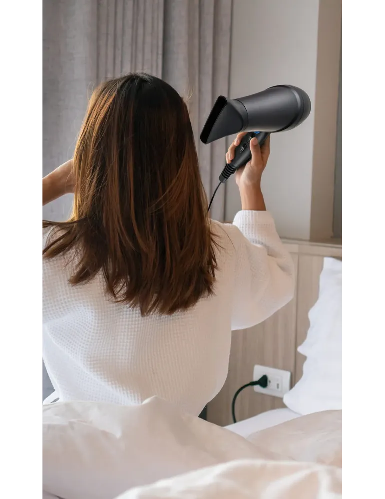 Corby Of Windsor Milton Secador de Pelo 2000W Negro | Equipamiento para Hoteles y Spa Merveyl