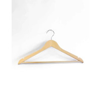 Percha de madera de haya con muescas para hostelería | Merveyl