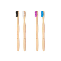 Kit 20 cepillos de dientes de bambú de colores The Humble