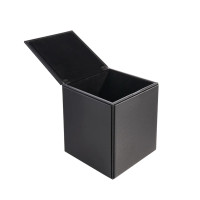 Caja para pañuelos cuadrada Highland Corby | Caja de cuero para hotel