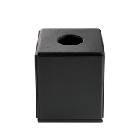 Caja para pañuelos cuadrada Highland Corby | Caja de cuero para hotel