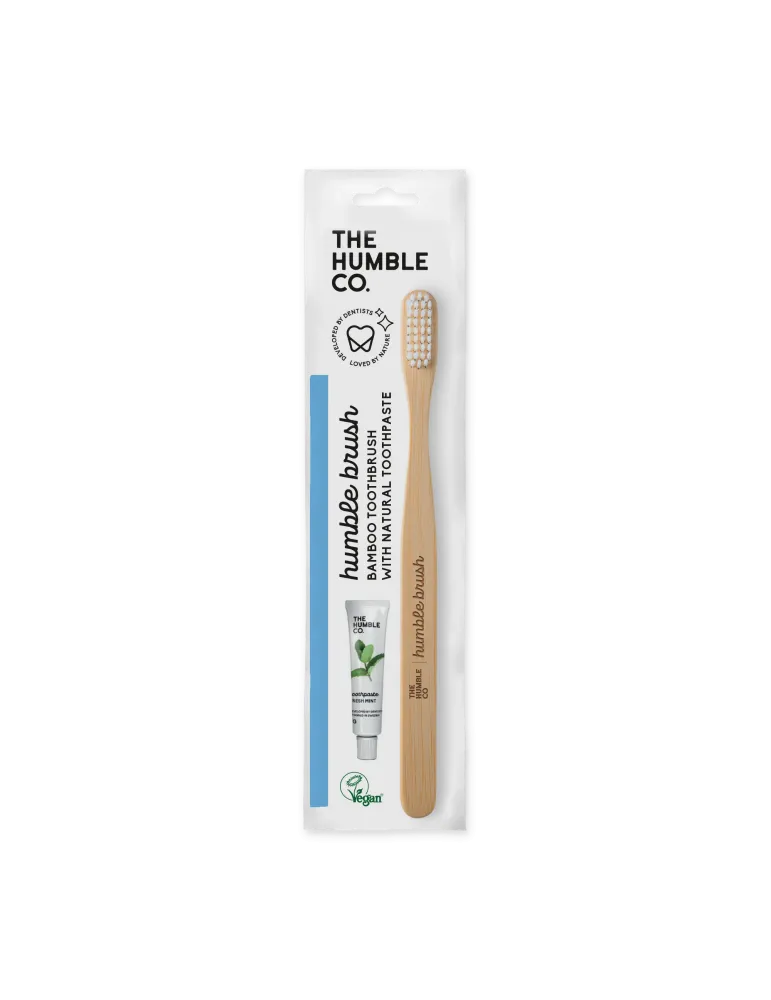 Kit dental de hotel ecológico Cepillo y pasta de dientes