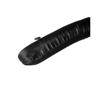 Percha de hotel acolchada de satén negro 39cm | Merveyl