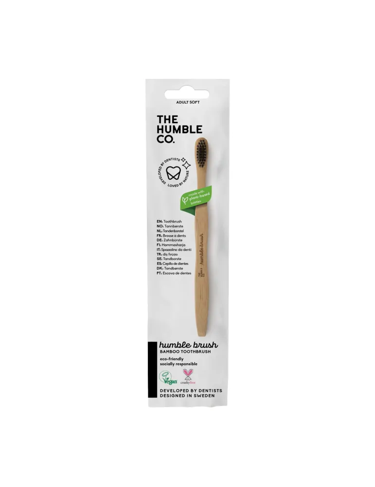 Kit 20 cepillos de dientes de bambú de colores The Humble