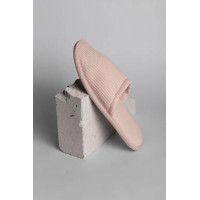 Pantuflas de Hotel Nido de Abeja Rosa Mujer | Merveyl