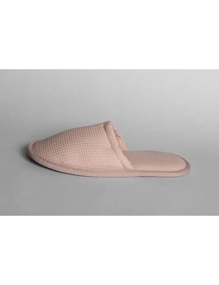 Pantuflas de Hotel Nido de Abeja Rosa Mujer | Merveyl