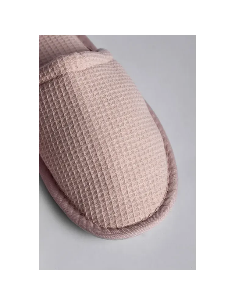 Pantuflas de Hotel Nido de Abeja Rosa Mujer | Merveyl