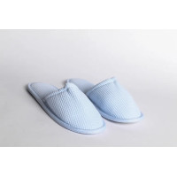 Zapatillas de hotel nido de abeja azul para hombre | Merveyl