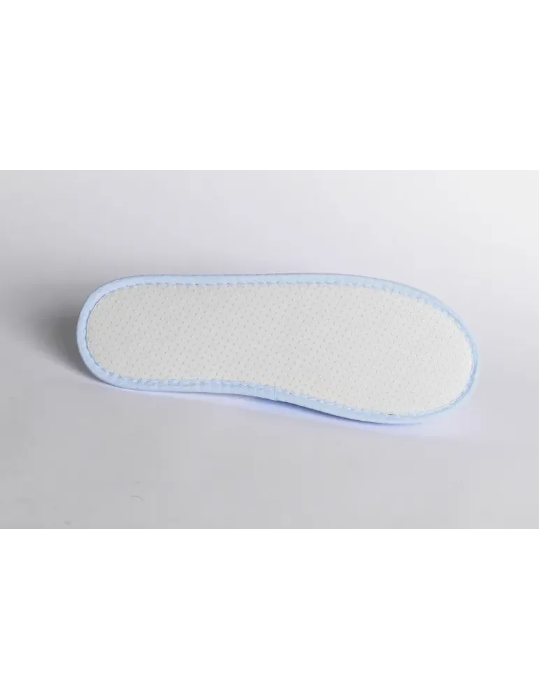 Zapatillas de hotel nido de abeja azul para hombre | Merveyl