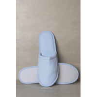 Zapatillas de hotel nido de abeja azul para hombre | Merveyl