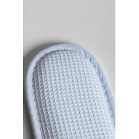 Zapatillas de hotel nido de abeja azul para hombre | Merveyl