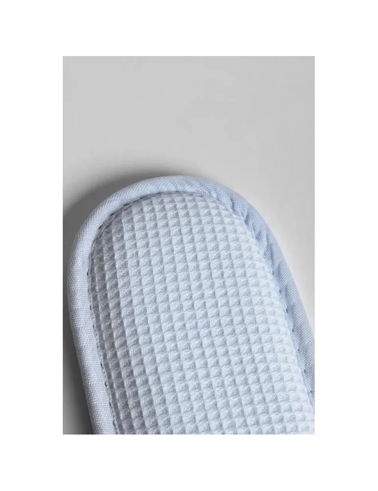 Zapatillas de hotel nido de abeja azul para hombre | Merveyl