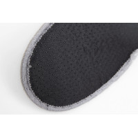 Zapatillas de hotel cerradas de fieltro gris