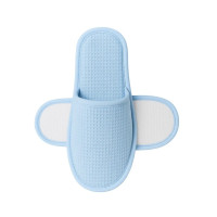 Zapatillas de hotel nido de abeja azul para hombre | Merveyl