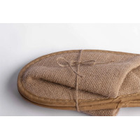 Zapatillas de hotel de yute natural estándar | Merveyl