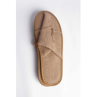 Zapatillas de hotel de yute natural estándar | Merveyl