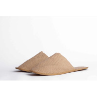 Zapatillas de hotel de yute natural estándar | Merveyl