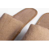 Zapatillas de hotel de yute natural estándar | Merveyl