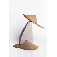 Zapatillas de hotel de yute natural estándar | Merveyl