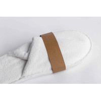 Zapatillas de terciopelo 100% algodón reciclables para hotel | Merveyl