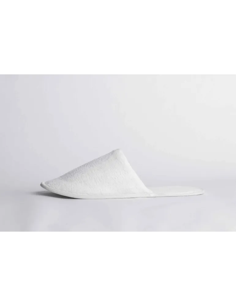 Zapatillas de terciopelo 100% algodón reciclables para hotel | Merveyl
