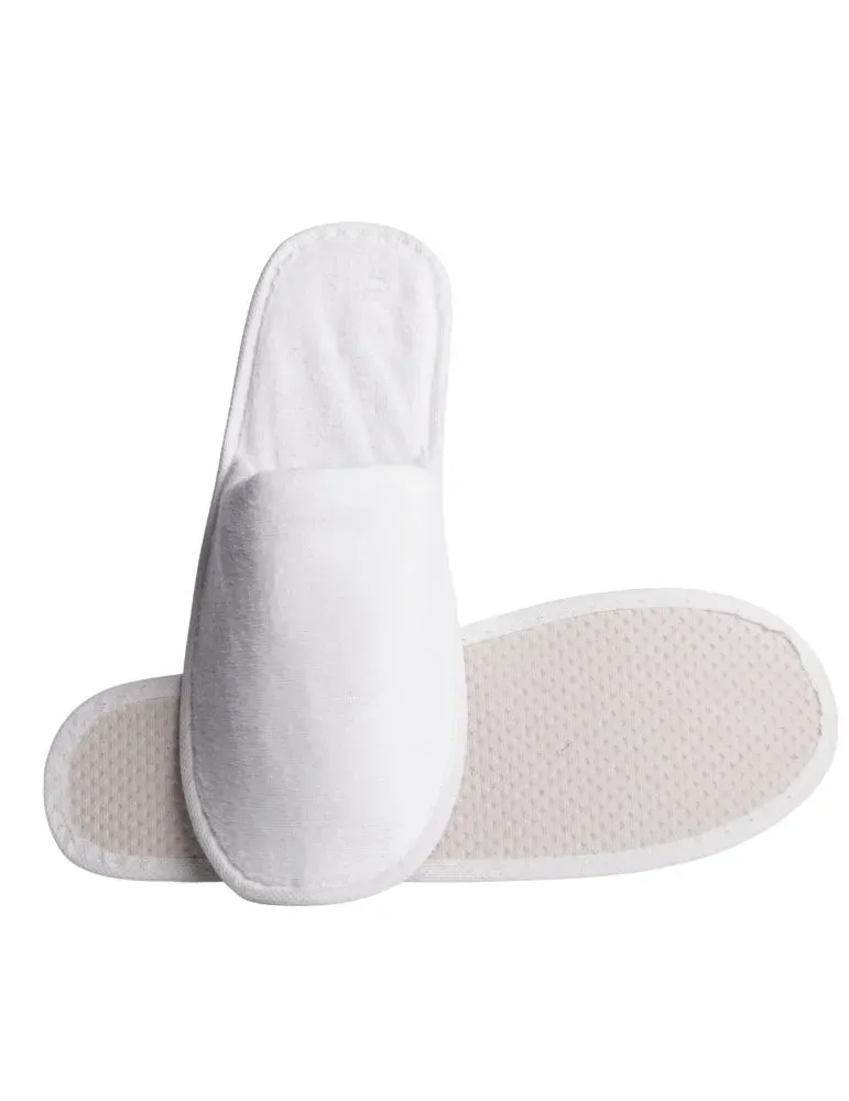 Zapatillas de terciopelo 100% algodón reciclables para hotel | Merveyl