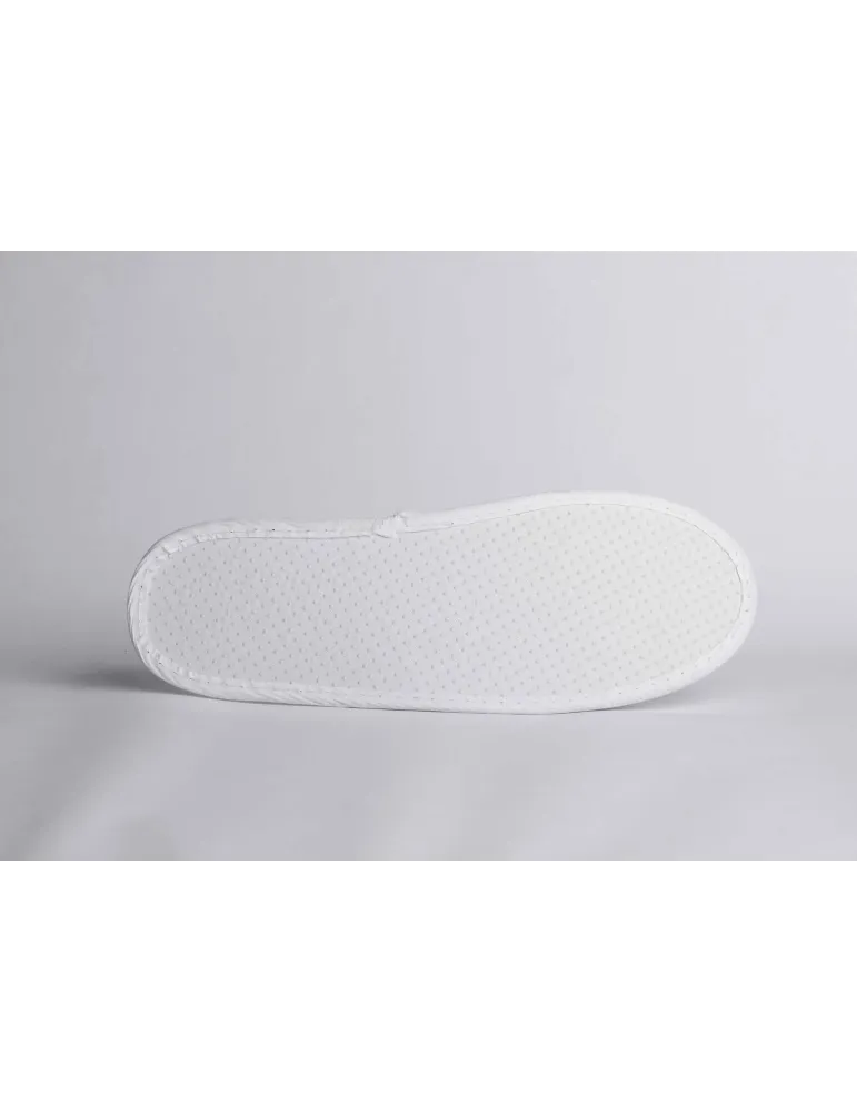 Zapatillas de hotel algodón orgánico estampado de espiga | Merveyl