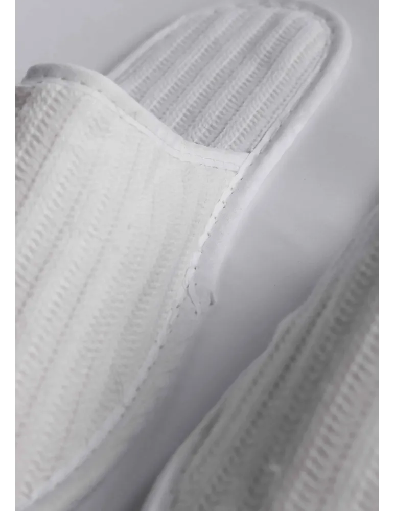 Zapatillas de hotel algodón orgánico estampado de espiga | Merveyl