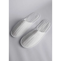 Zapatillas de hotel algodón orgánico estampado de espiga | Merveyl