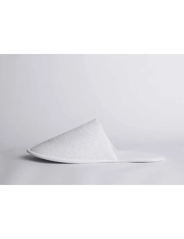 Zapatillas de Hotel Cerradas de Tejido de Rizo | Merveyl