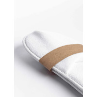 Zapatillas de Hotel Cerradas de Tejido de Rizo | Merveyl