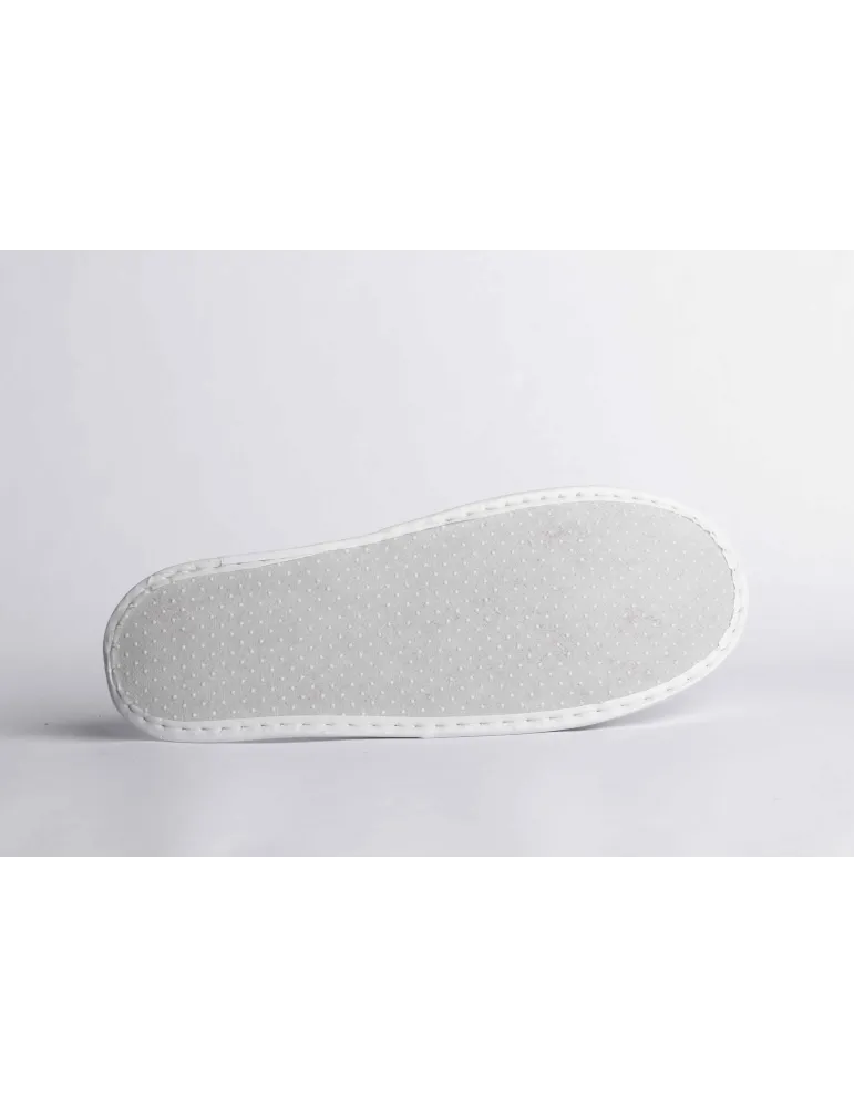 Zapatillas de hotel abiertas de rizo ligero | Merveyl