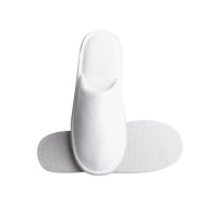 Pantuflas de Terciopelo Blanco para Hotel | Merveyl
