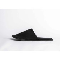 Zapatillas de Hotel Terciopelo Negro 36-41 | Merveyl
