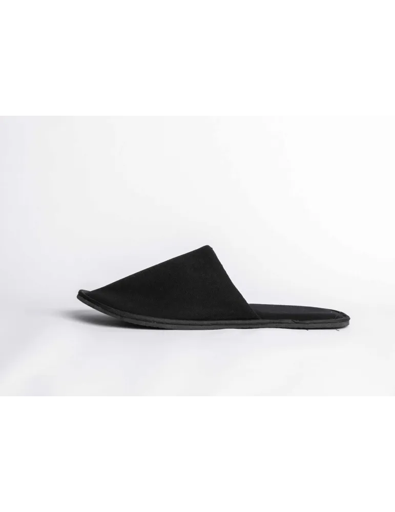 Zapatillas de Hotel Terciopelo Negro 36-41 | Merveyl