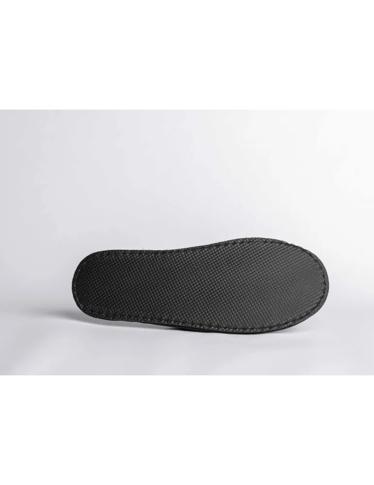 Zapatillas de Hotel Terciopelo Negro 36-41 | Merveyl