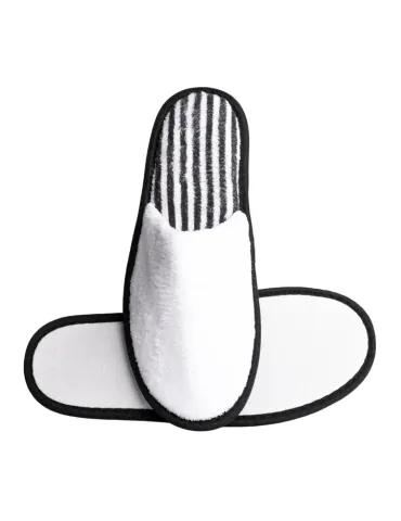 Women's Closed H2O Striped Spa Slippers