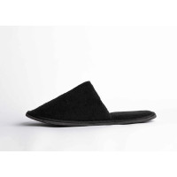 Zapatillas de hotel cerradas Coral negro premium