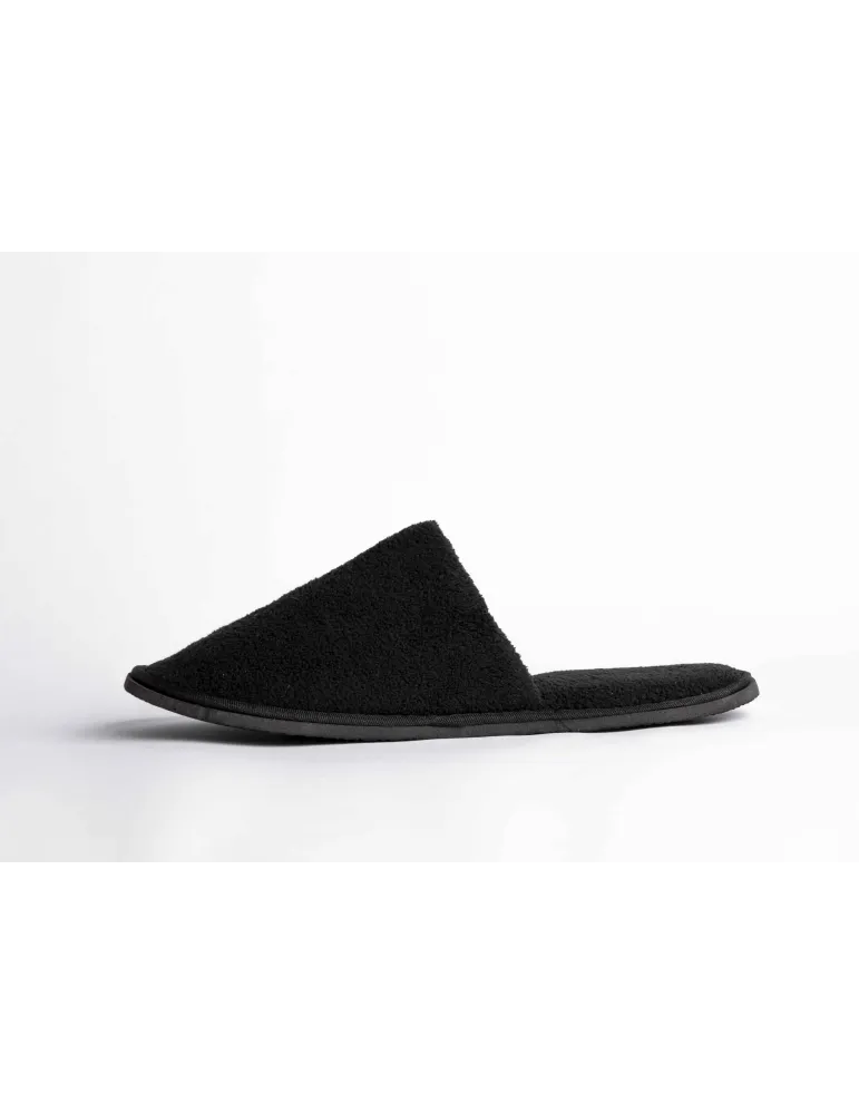 Zapatillas de hotel cerradas Coral negro premium