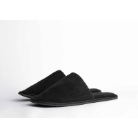 Zapatillas de hotel cerradas Coral negro premium